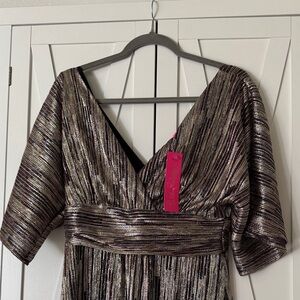 Lilly Pulitzer Metallic Asymmetrical Dress